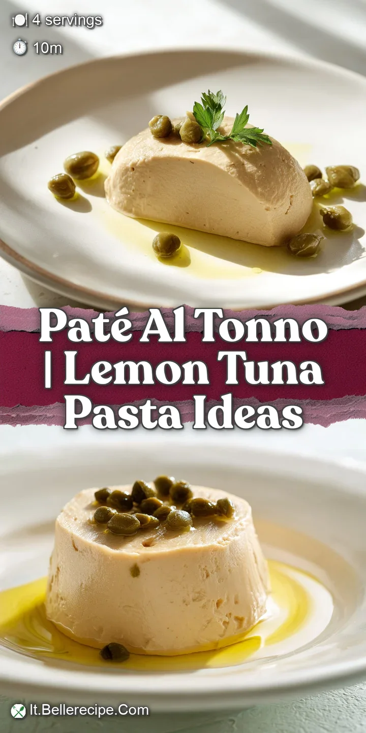 Primo piano di una crema di tonno densa e cremosa, con texture morbida, servita su un toast caldo e croccante e dorato.