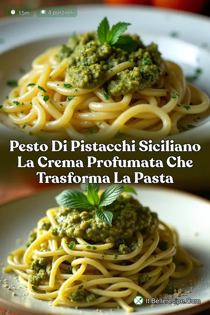 Pesto di Pistacchi Siciliano La Crema Profumata che Trasforma la Pasta