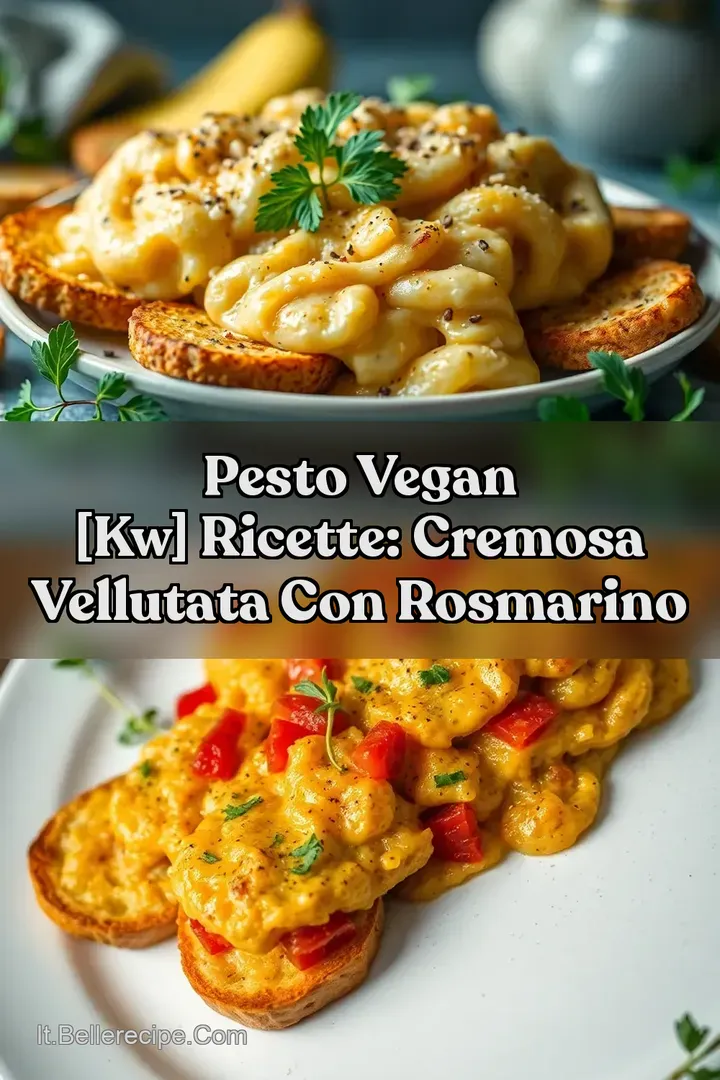 Pesto Vegan [kw] Ricette: Cremosa Vellutata con Rosmarino