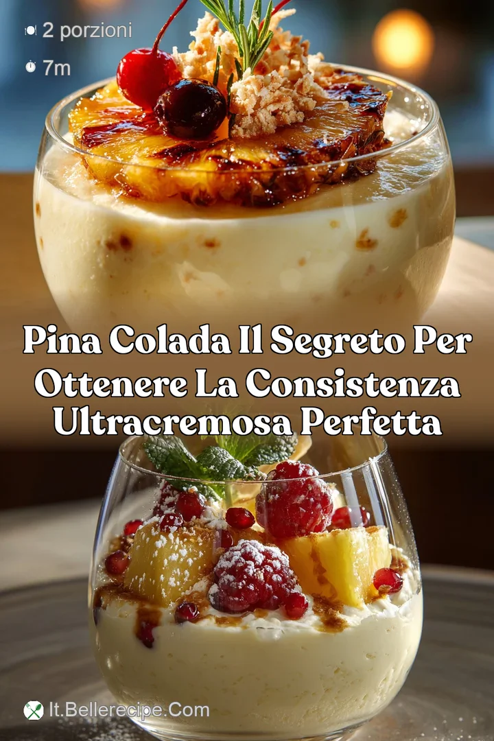 Pina colada il segreto per ottenere la consistenza ultracremosa perfetta