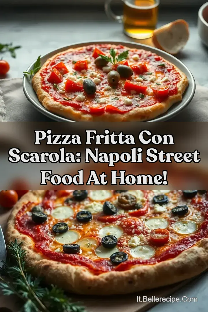 Pizza Fritta con Scarola: Napoli Street Food at Home!