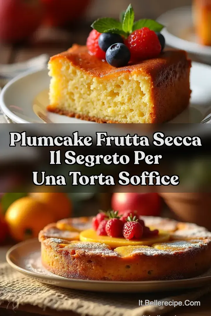 Plumcake Frutta Secca Il Segreto per una Torta Soffice