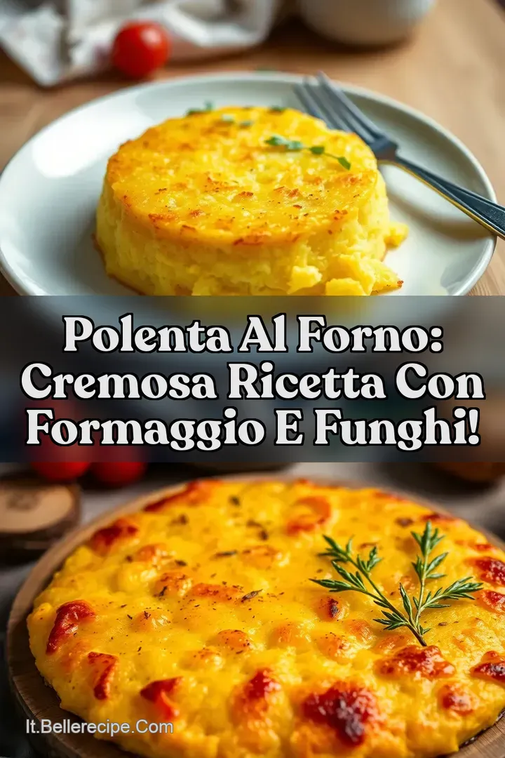 Polenta al Forno: Cremosa Ricetta con Formaggio e Funghi!
