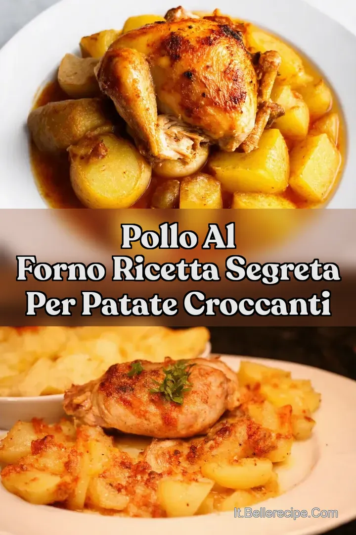 Pollo al Forno Ricetta Segreta per Patate Croccanti