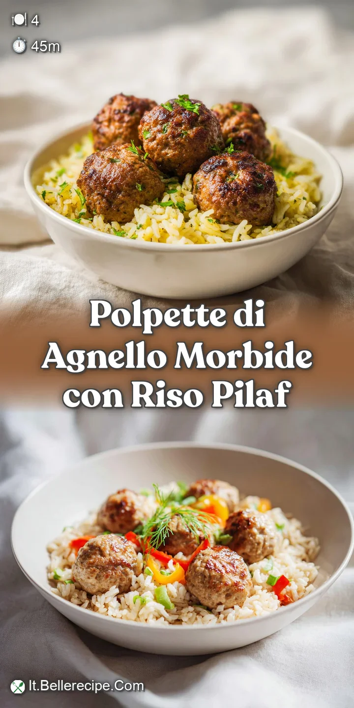 Close-up of juicy, toasted lamb meatballs; you can almost smell the savory herbs and rich, meaty aroma.