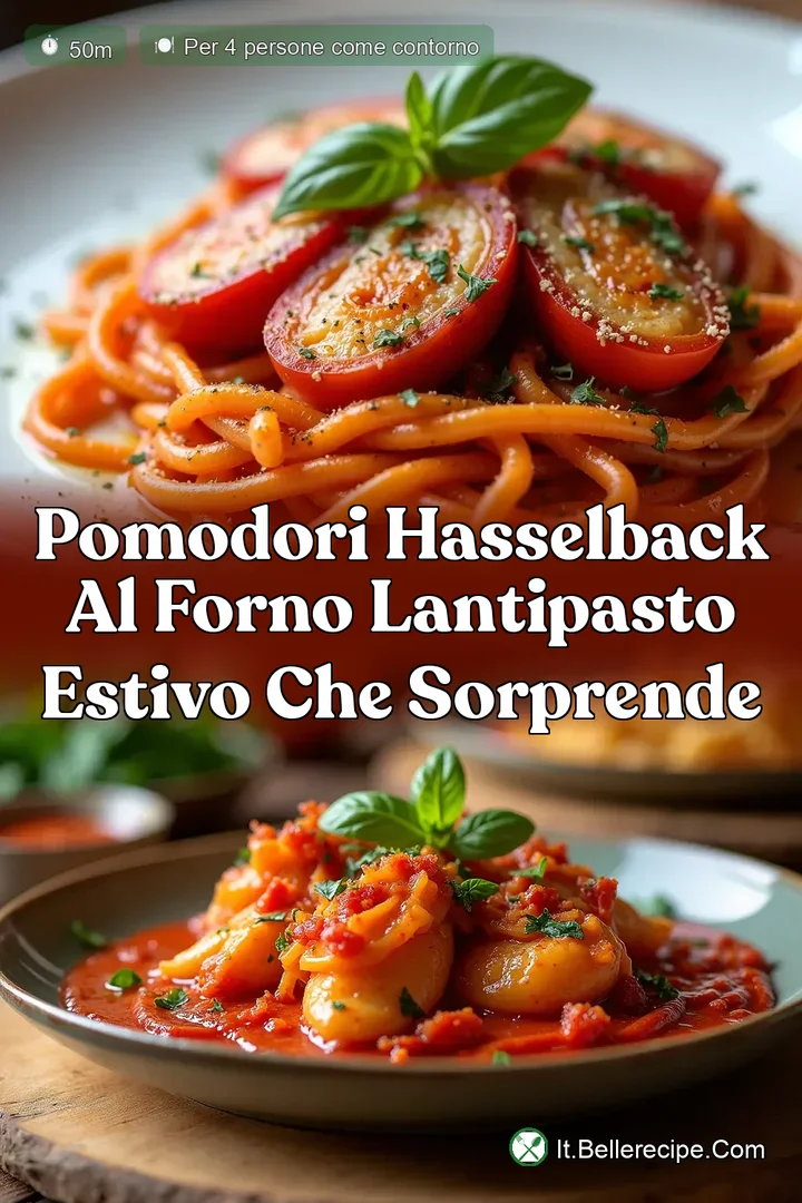 Pomodori Hasselback al Forno LAntipasto Estivo Che Sorprende