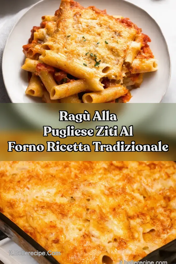 Rag&ugrave; alla pugliese Ziti al Forno Ricetta Tradizionale