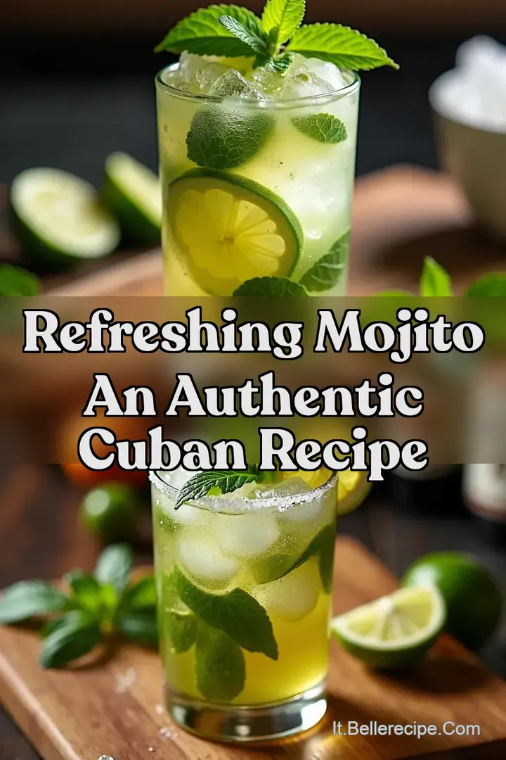 Refreshing Mojito An Authentic Cuban Recipe