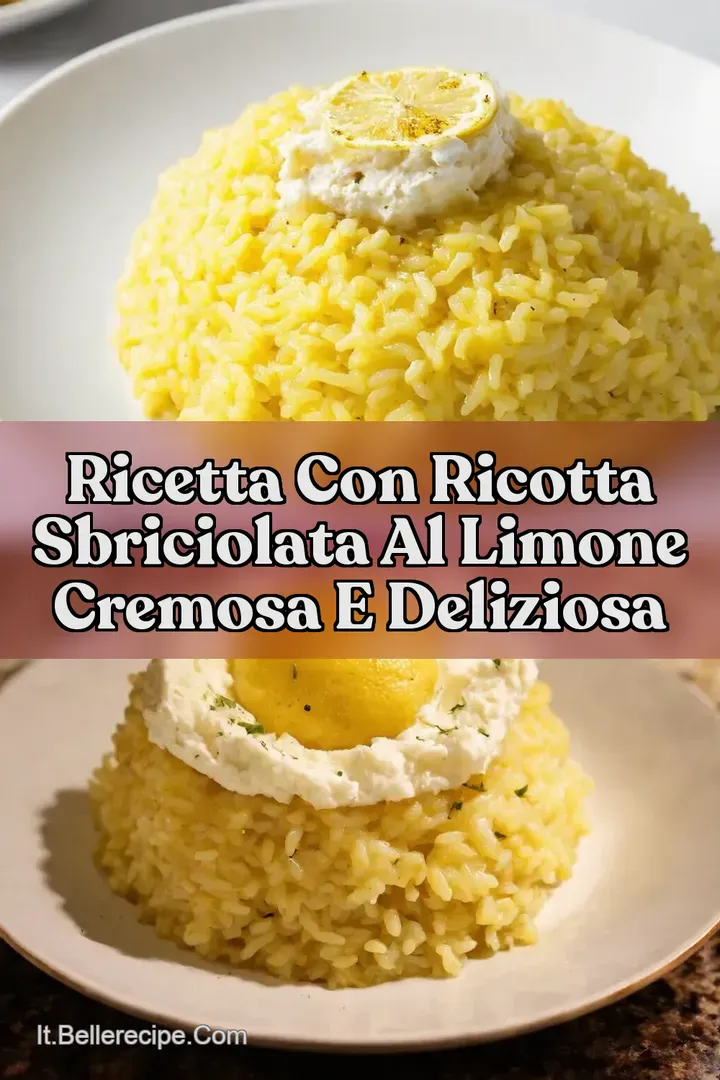 Ricetta con Ricotta Sbriciolata al Limone Cremosa e Deliziosa