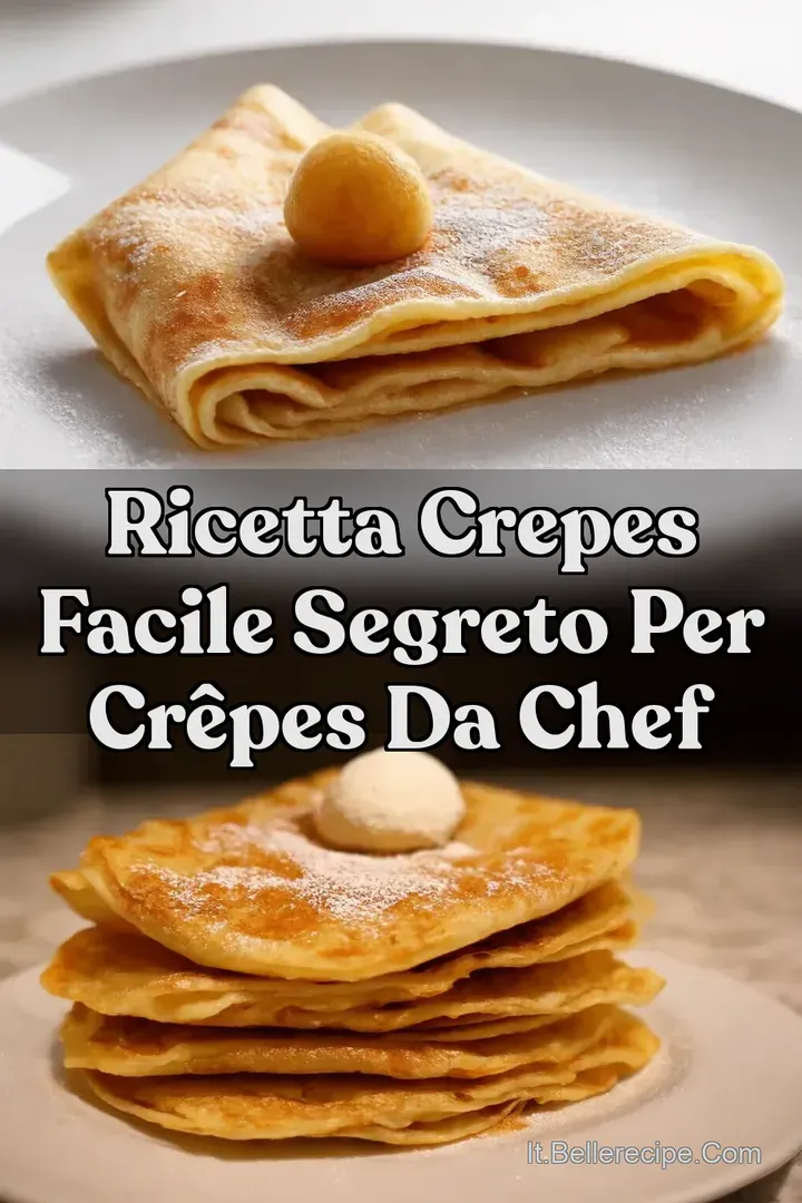 Ricetta Crepes Facile Segreto per Cr&ecirc;pes da Chef