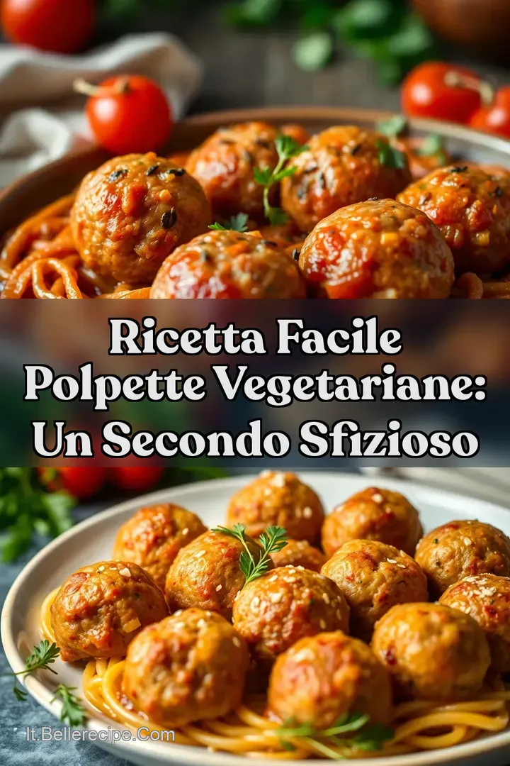 Ricetta Facile Polpette Vegetariane: Un Secondo Sfizioso