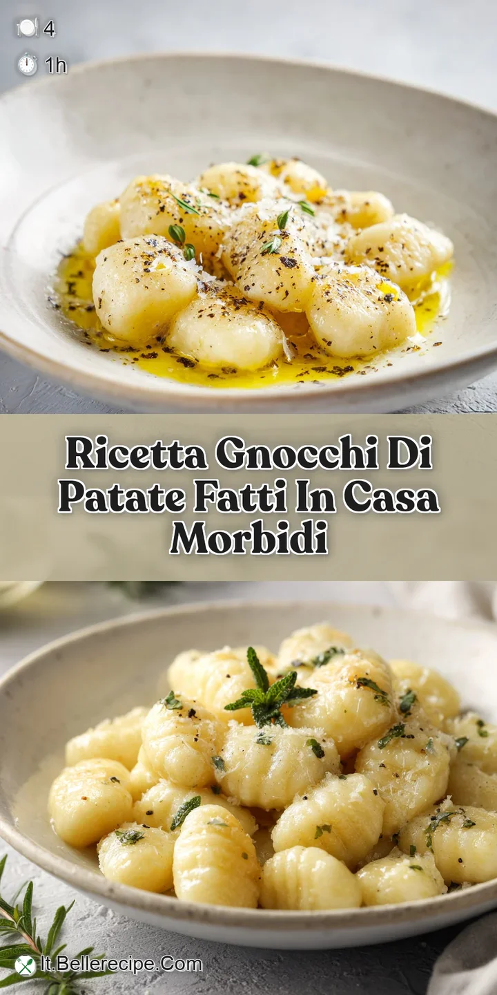 Close-up reveals tender potato gnocchi, lightly browned, nestled in a luscious sauce. Steam suggests its comforting warmth.