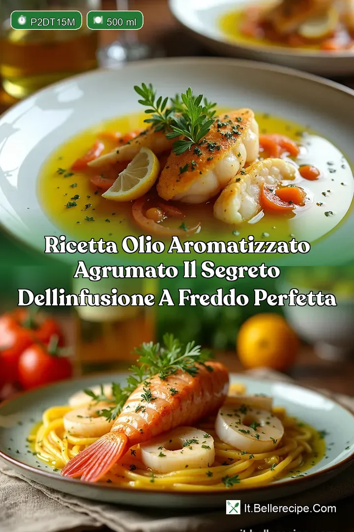 Ricetta Olio Aromatizzato Agrumato Il Segreto DellInfusione A Freddo Perfetta