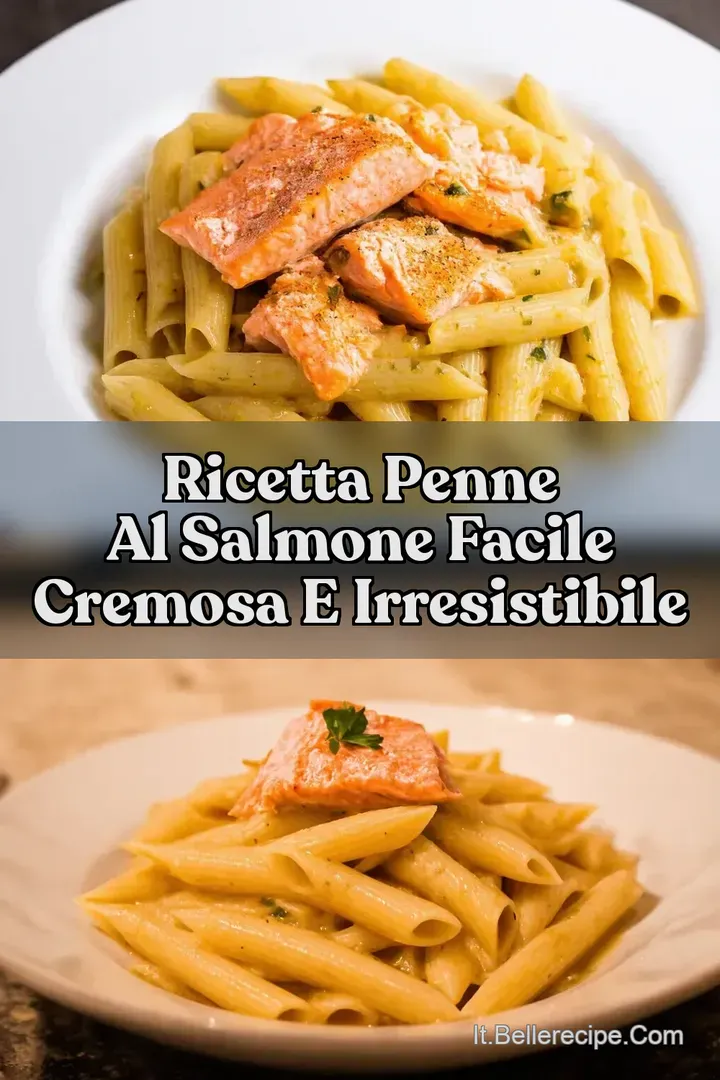 Ricetta Penne al Salmone Facile Cremosa e Irresistibile