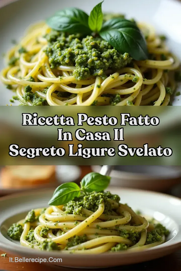Ricetta Pesto Fatto in Casa Il Segreto Ligure Svelato