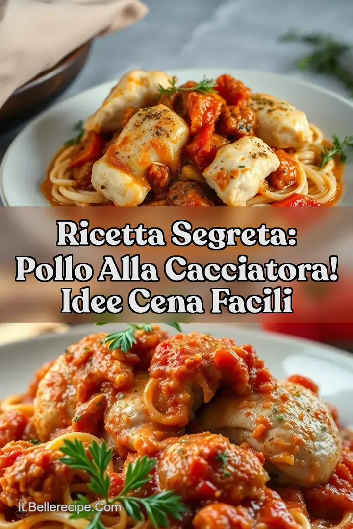 Ricetta Segreta: Pollo alla Cacciatora! Idee Cena Facili