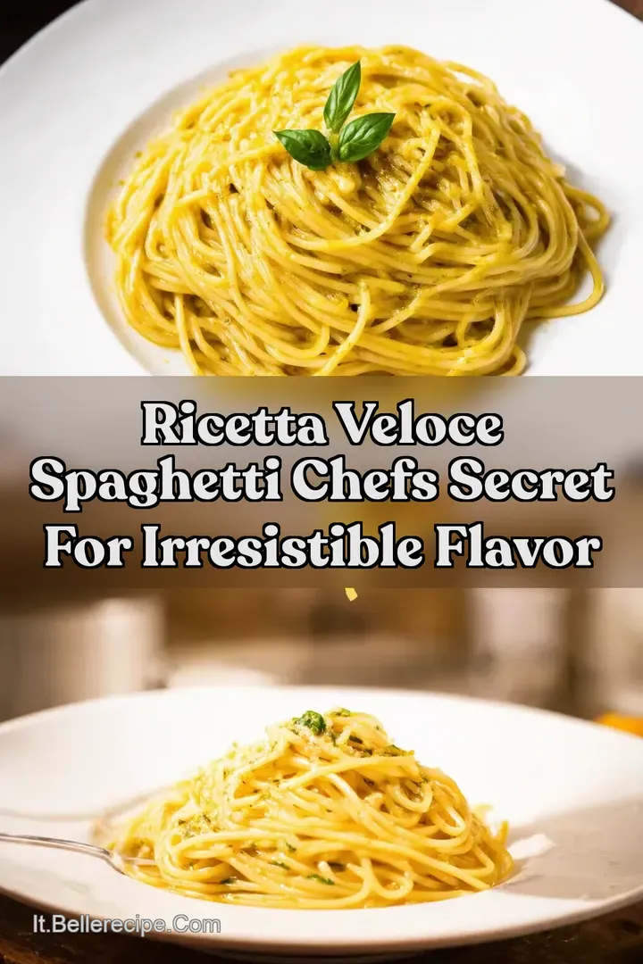 Ricetta Veloce Spaghetti Chefs Secret for Irresistible Flavor