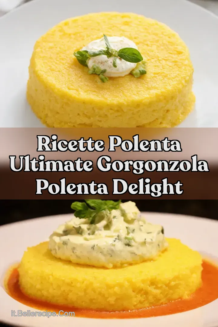 Ricette Polenta Ultimate Gorgonzola Polenta Delight