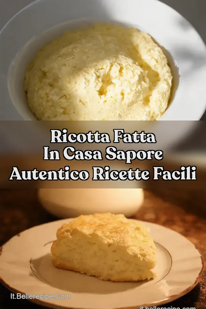 Ricotta Fatta in Casa Sapore Autentico Ricette Facili