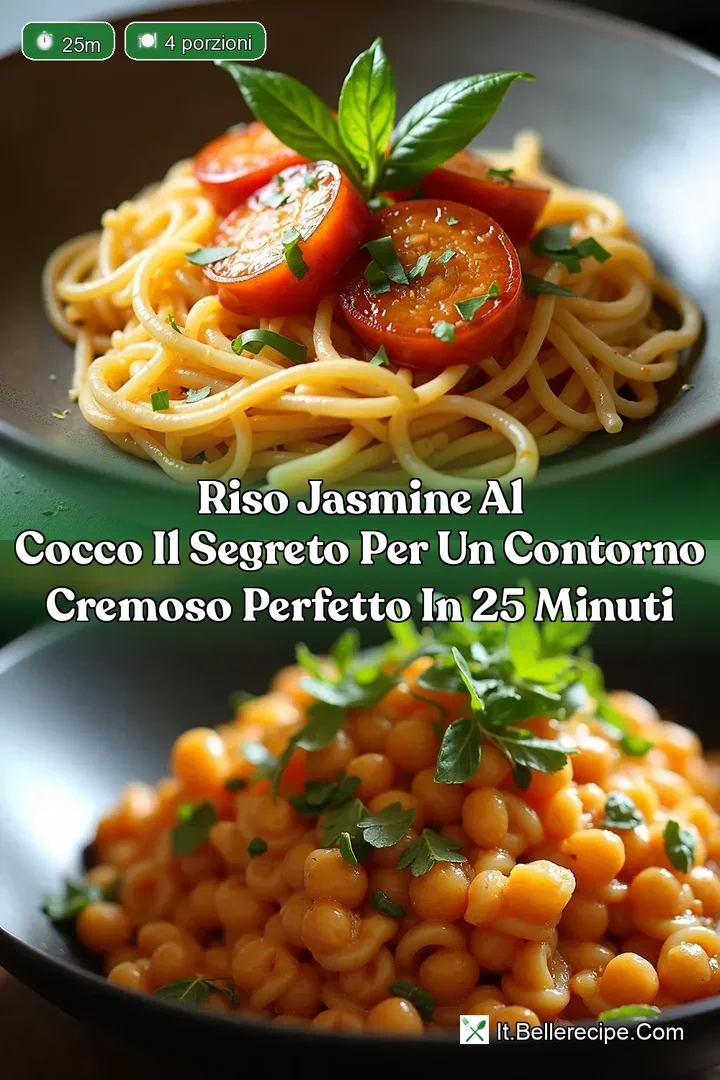 Riso Jasmine al Cocco Il Segreto per un Contorno Cremoso Perfetto in 25 Minuti