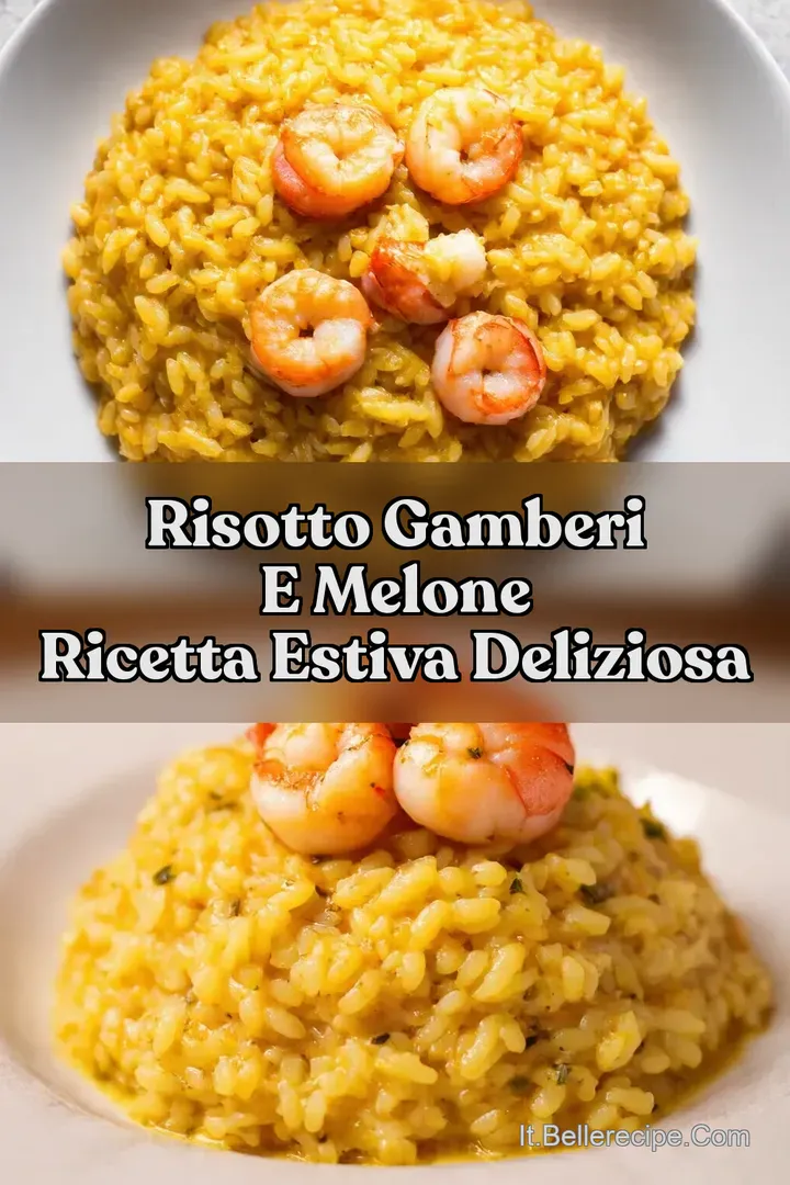 Risotto Gamberi e Melone Ricetta Estiva Deliziosa
