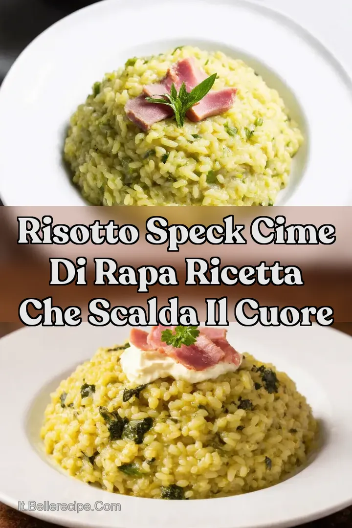 Risotto Speck Cime di Rapa Ricetta che Scalda il Cuore