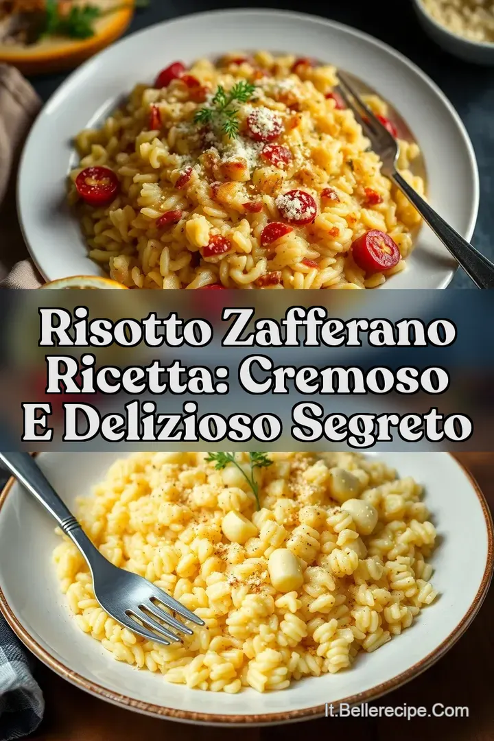 Risotto Zafferano Ricetta: Cremoso e Delizioso Segreto