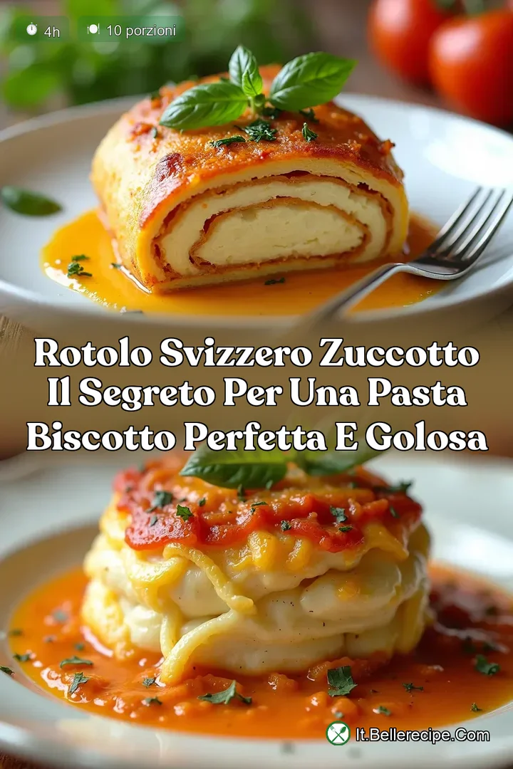 Rotolo Svizzero Zuccotto Il Segreto per una Pasta Biscotto Perfetta e Golosa