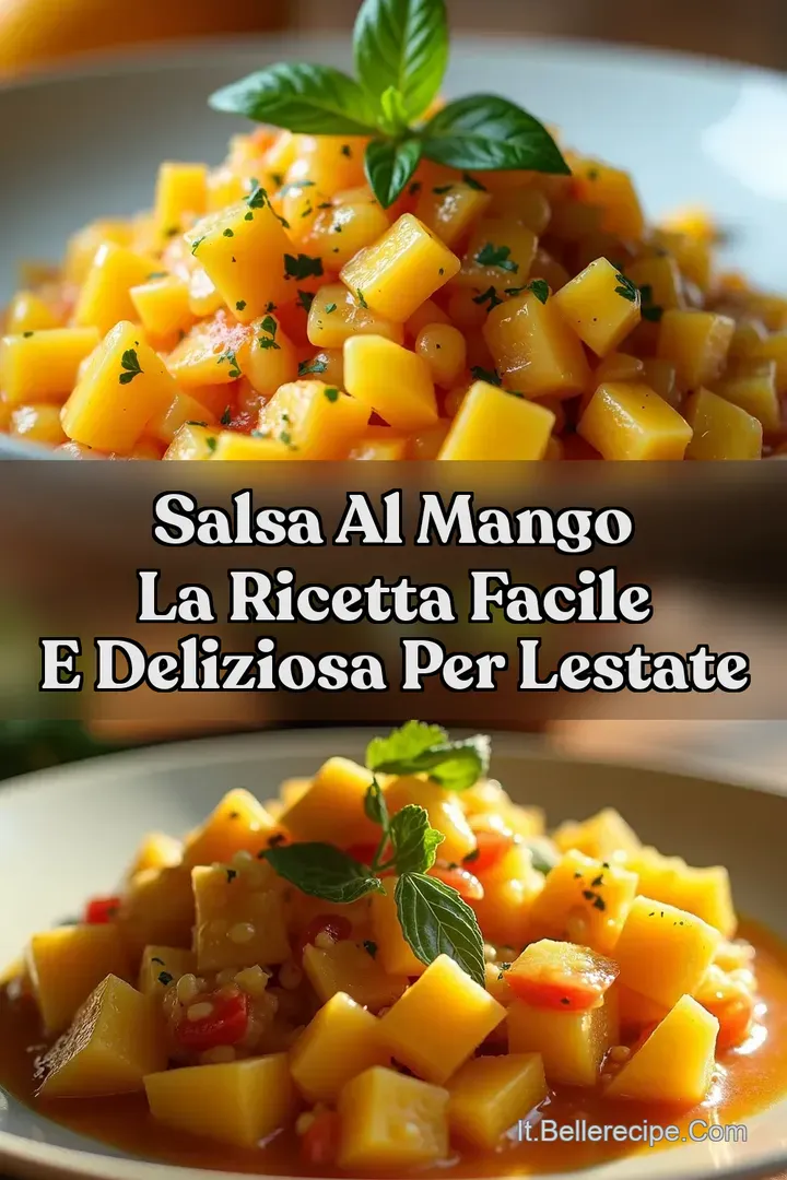 Salsa al Mango La Ricetta Facile e Deliziosa per lEstate