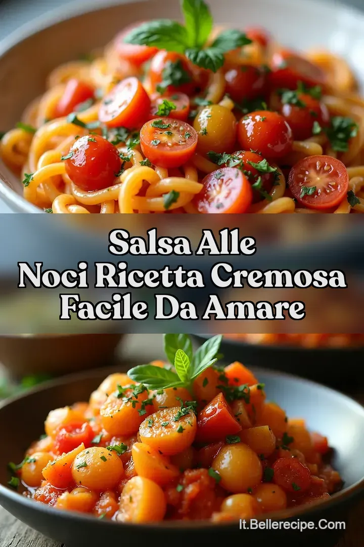 Salsa alle Noci Ricetta Cremosa Facile da Amare