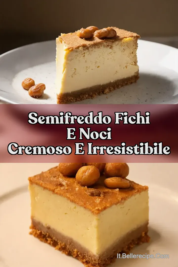 Semifreddo Fichi e Noci Cremoso e Irresistibile