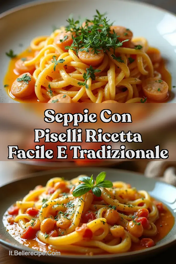 Seppie con Piselli Ricetta Facile e Tradizionale