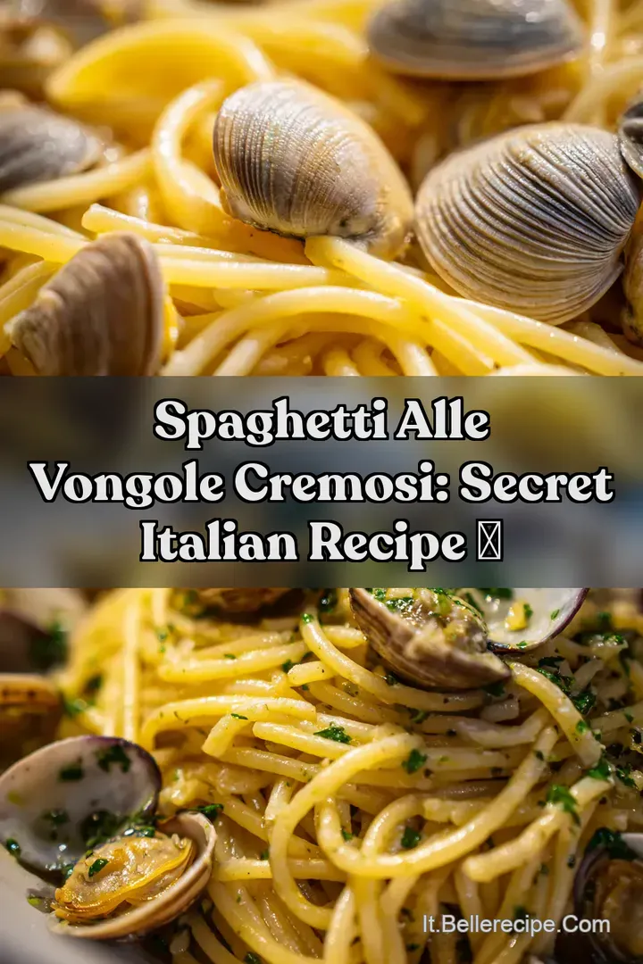 Spaghetti alle Vongole Cremosi: Secret Italian Recipe ✨