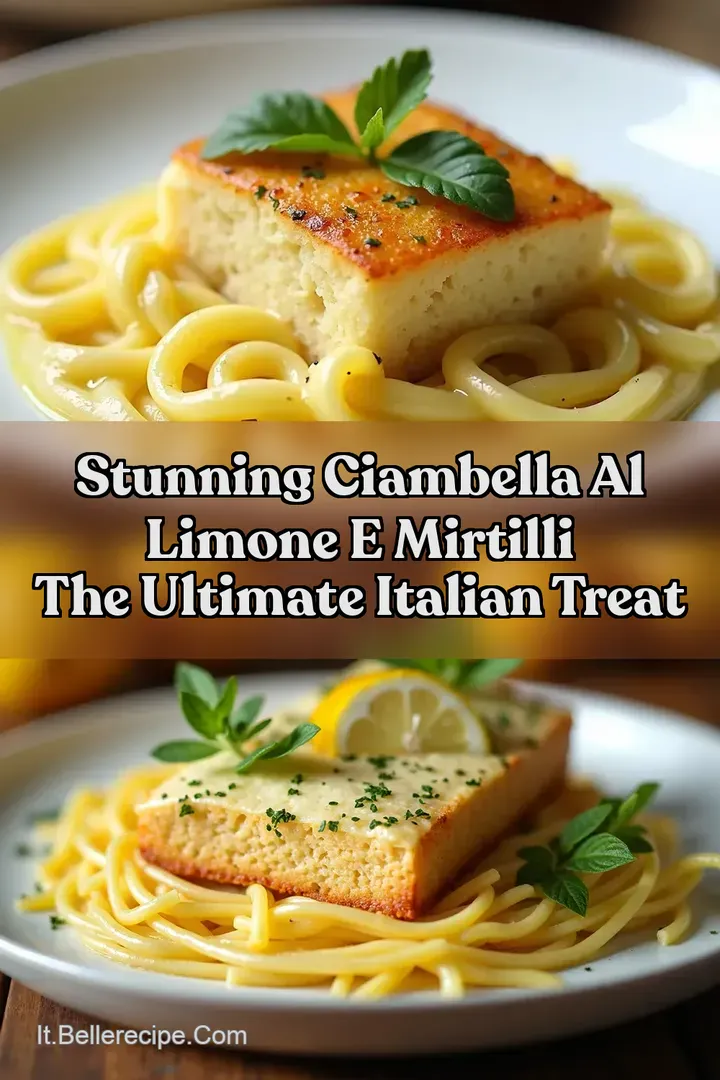 Stunning Ciambella al limone e mirtilli The Ultimate Italian Treat