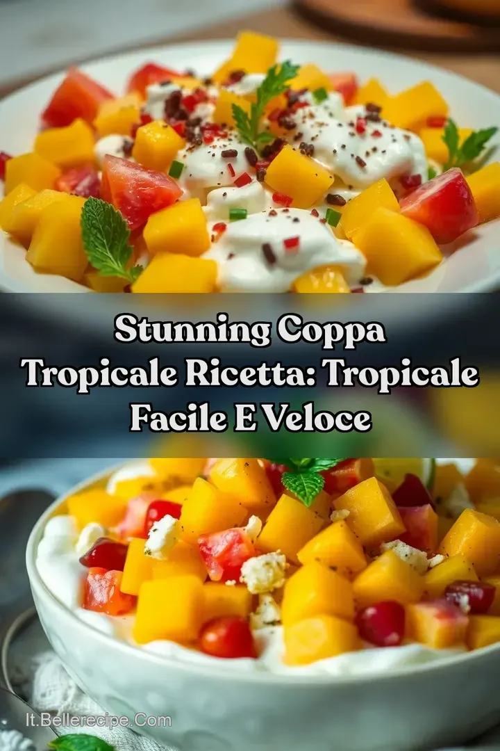 Stunning Coppa Tropicale Ricetta: Tropicale Facile e Veloce