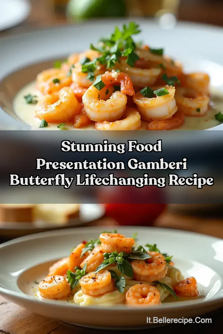 Stunning Food Presentation Gamberi Butterfly LifeChanging Recipe