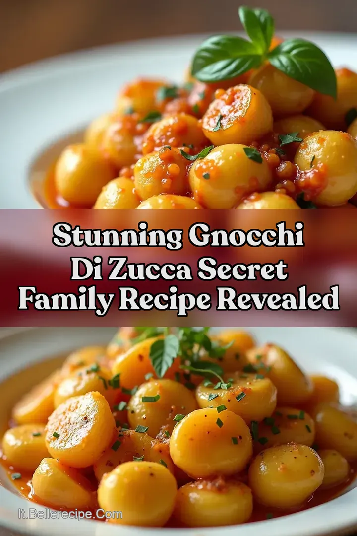 Stunning Gnocchi di Zucca Secret Family Recipe Revealed