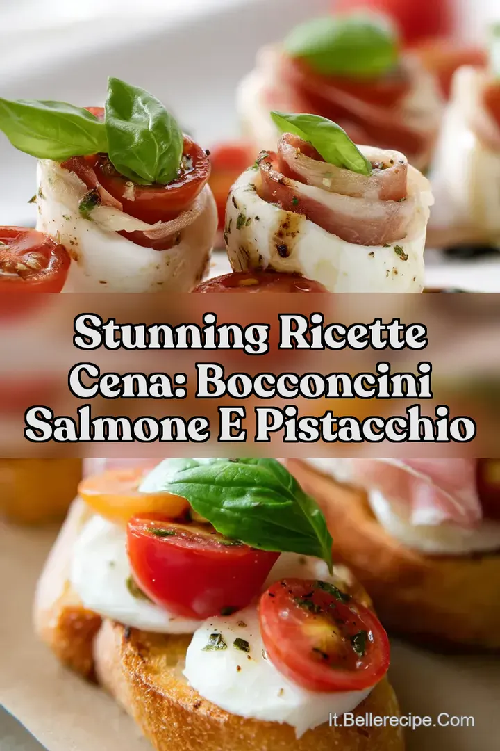 Stunning Ricette Cena: Bocconcini Salmone e Pistacchio