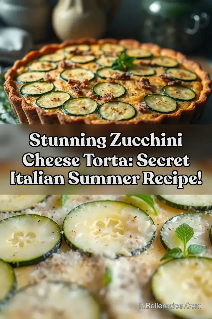 Stunning Zucchini Cheese Torta: Secret Italian Summer Recipe!