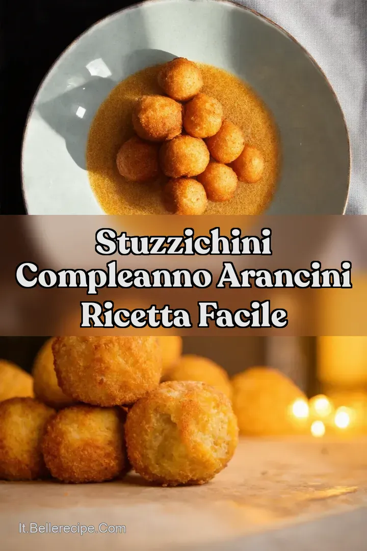 Stuzzichini Compleanno Arancini Ricetta Facile