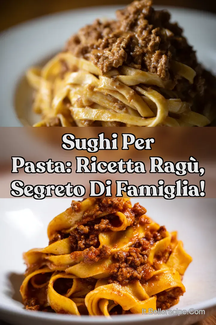 Sughi per Pasta: Ricetta Rag&ugrave; Segreto di Famiglia!
