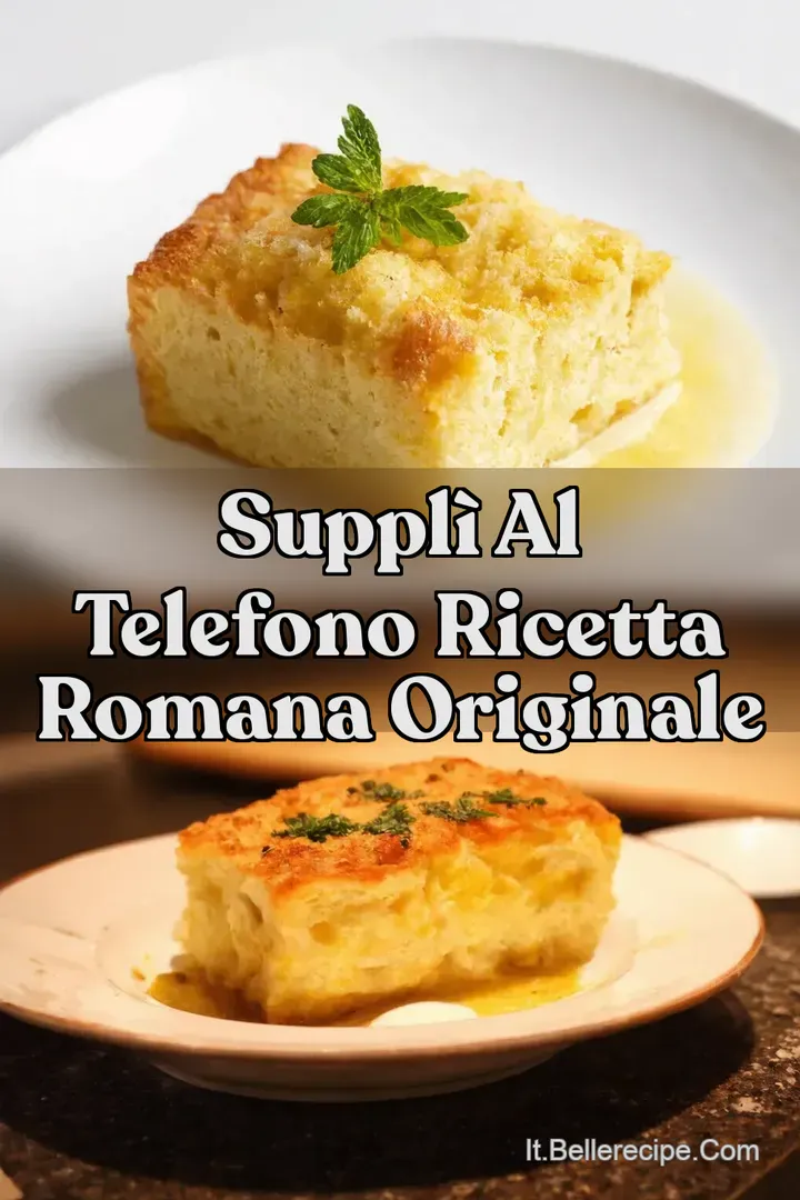 Suppl&igrave; al Telefono Ricetta Romana Originale