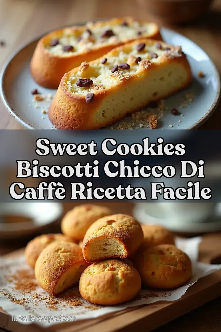 Sweet Cookies Biscotti Chicco di Caff&egrave; Ricetta Facile