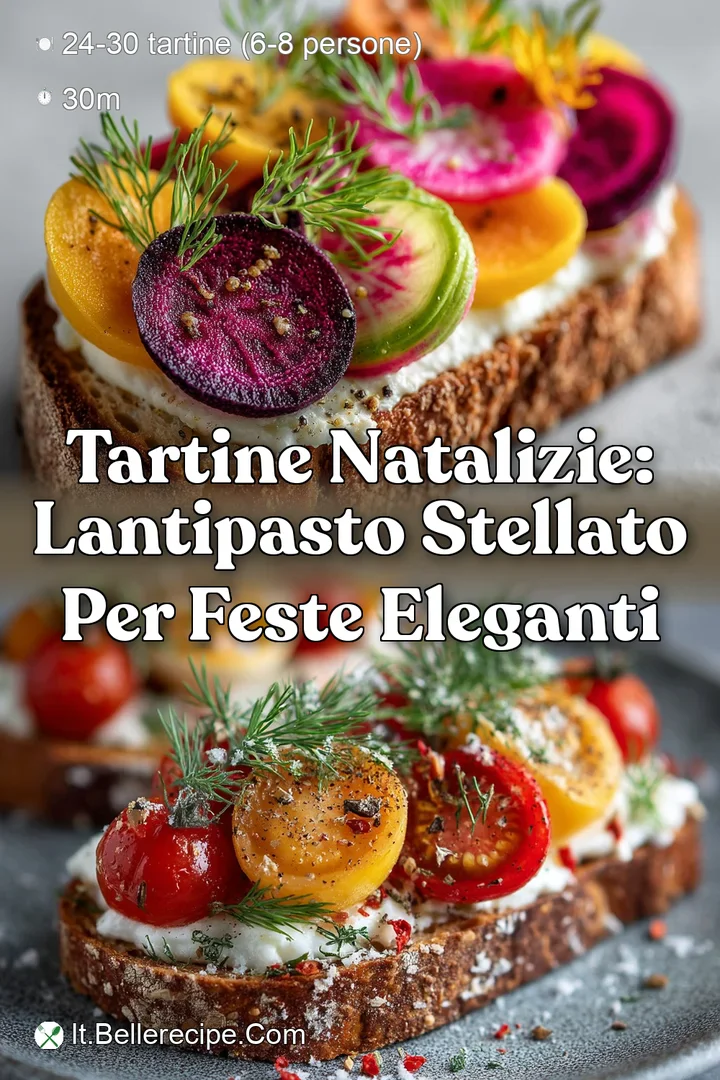 Tartine natalizie: Lantipasto stellato per feste eleganti