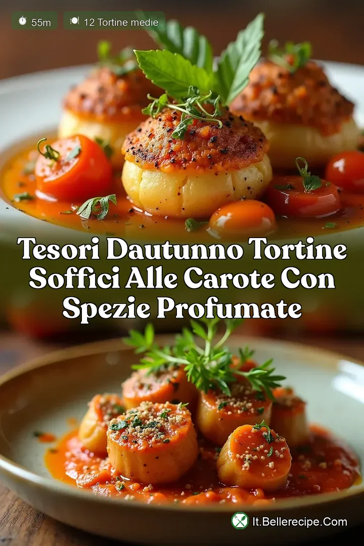 Tesori dAutunno Tortine Soffici alle Carote con Spezie Profumate