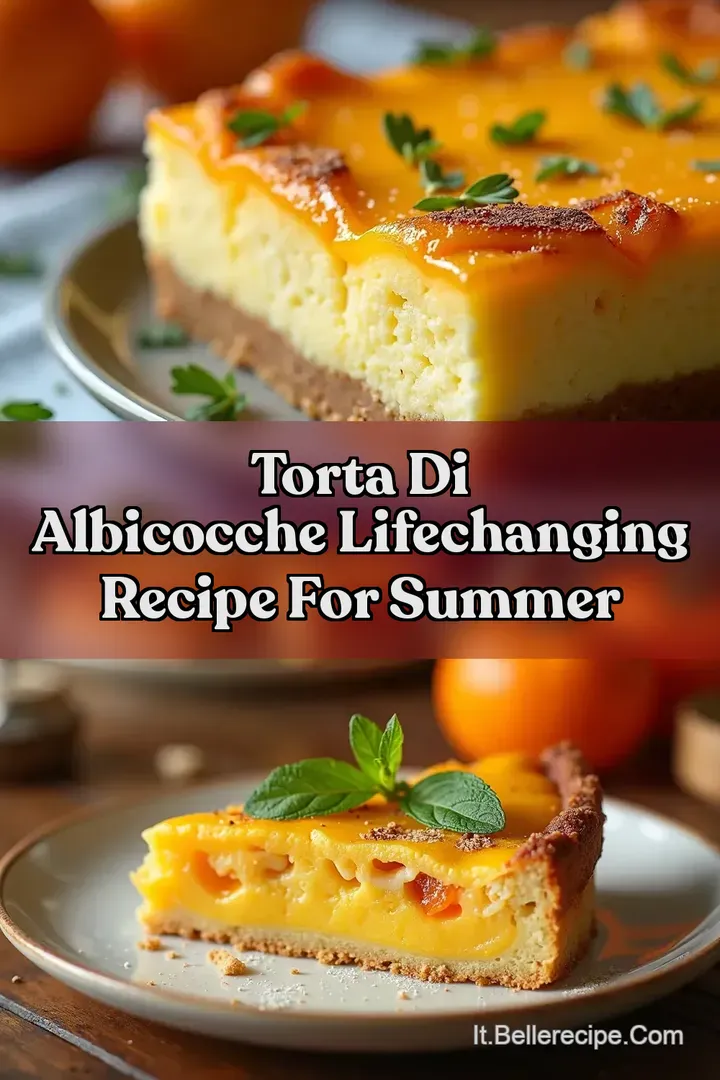 Torta di Albicocche LifeChanging Recipe for Summer