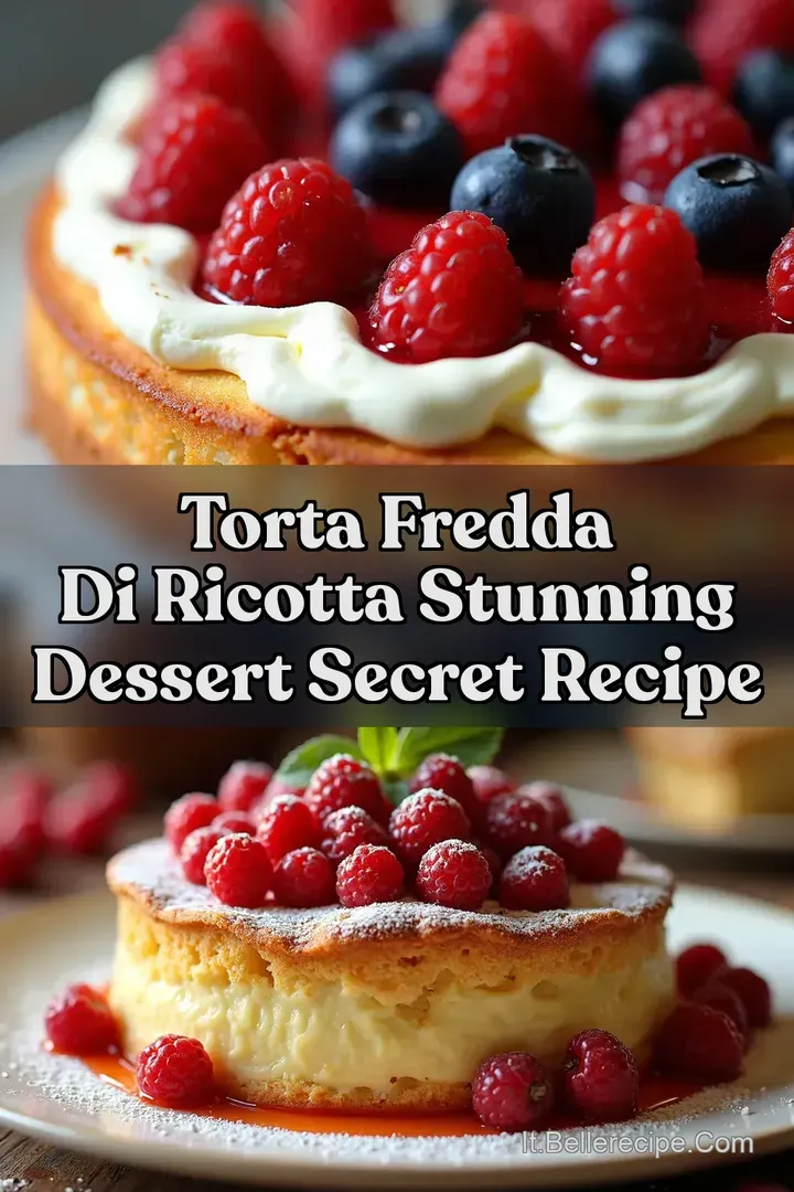 Torta Fredda di Ricotta Stunning Dessert Secret Recipe