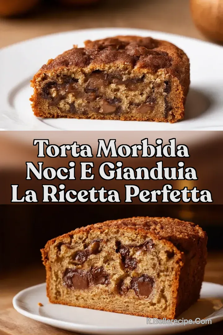 Torta Morbida Noci e Gianduia La Ricetta Perfetta