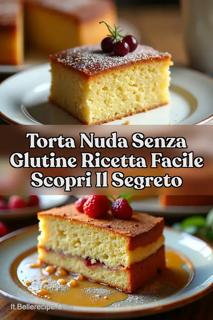 Torta Nuda Senza Glutine Ricetta Facile Scopri il Segreto