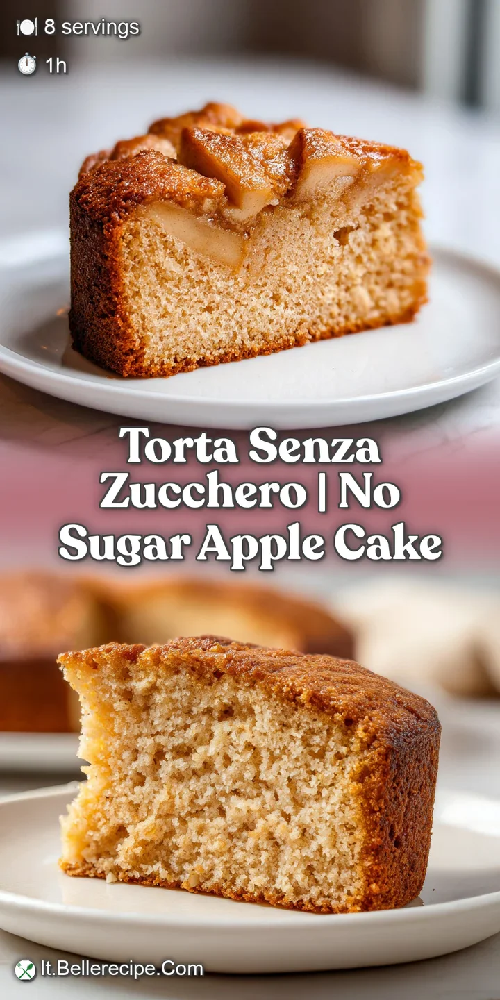 Close-up of a moist, pale cake crumb with caramelized apple slices and a soft, tender texture in warm lighting.